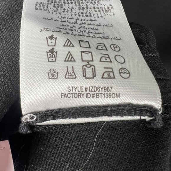 NWT BCBGMAXAZRIA VALENTINE Lace Aplique Sleeveless Black Mini Dress IZD6Y967 XXS - Picture 16 of 16